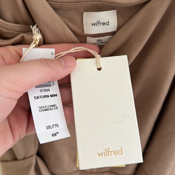 NWT Wilfred Tie Wrap Dress - Picture 3 of 4